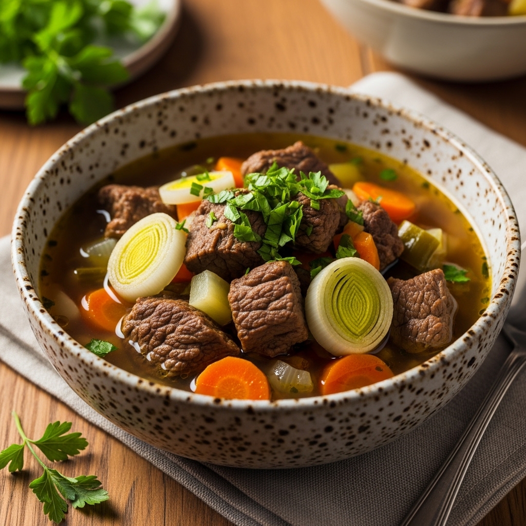 Ochsenschwanzsuppe nach Muttis Art