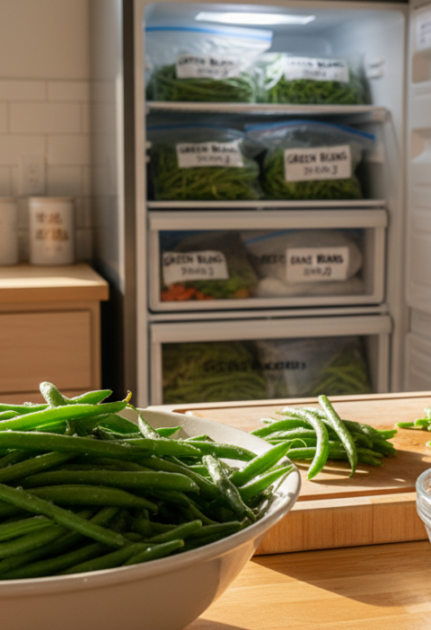 bohnen einfrieren