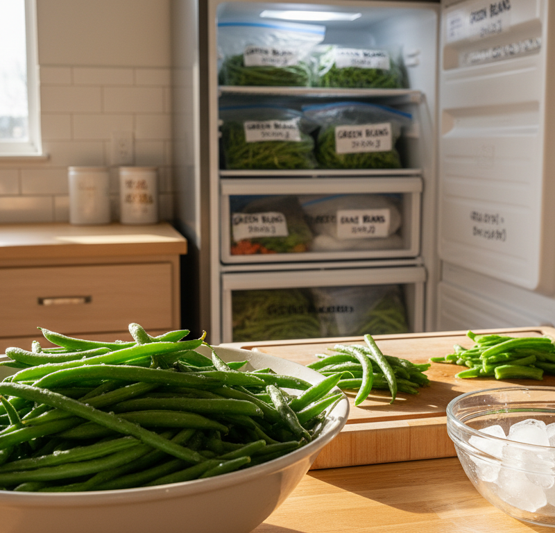 bohnen einfrieren