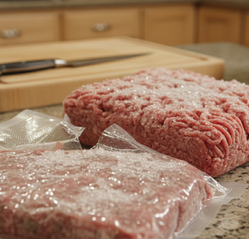 wie lange braucht hackfleisch zum auftauen