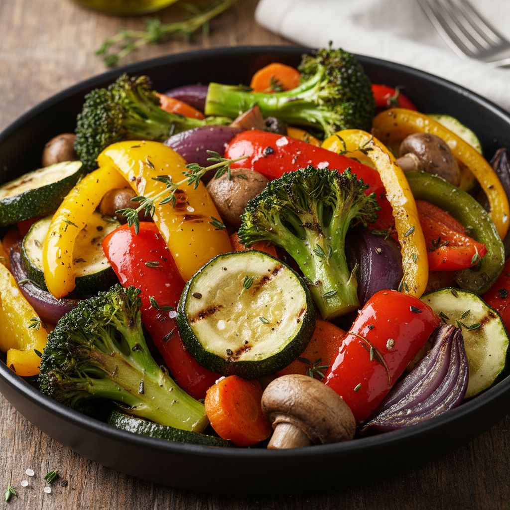 Gebackenes Gemüse im Airfryer