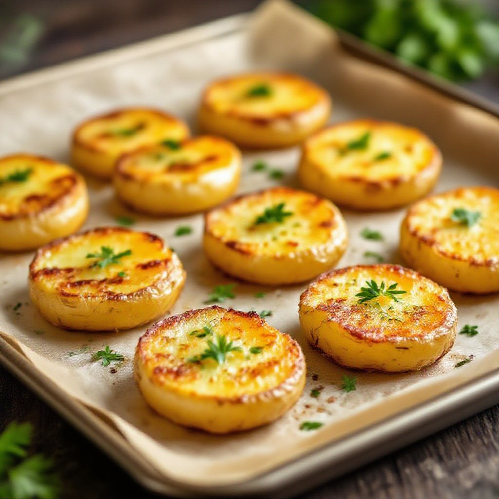 Außen knusprig, innen weich Entdecke das beste Rezept für Quetschkartoffeln vom Blech!